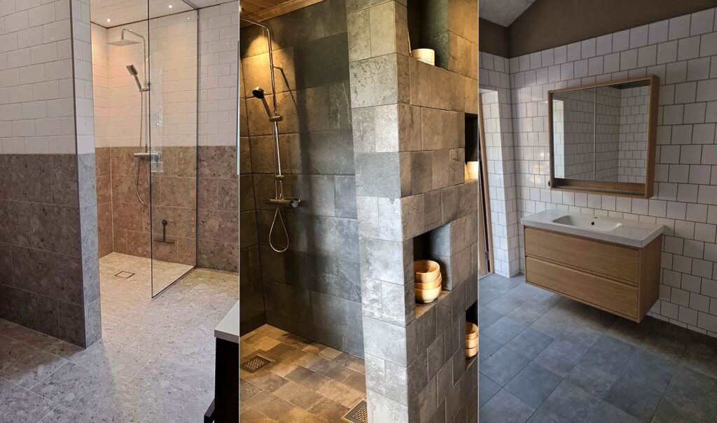 Badrumsrenovering Östersund med omnejd
